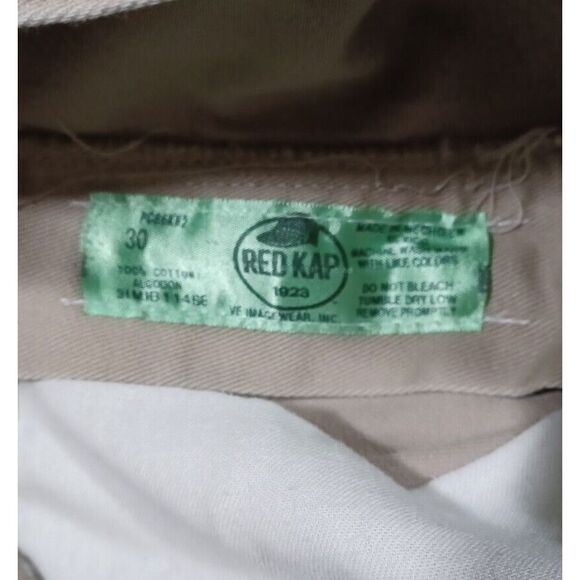 Red Kap Shorts Mens Sz 30‎ Khaki Cargo 10 Inch Inseam - Picture 2 of 3